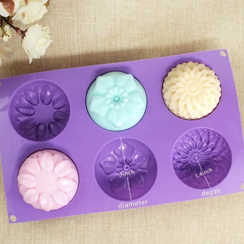 Soap Molds -  Flowers